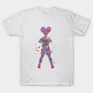 Girl Soccer Player T-Shirt